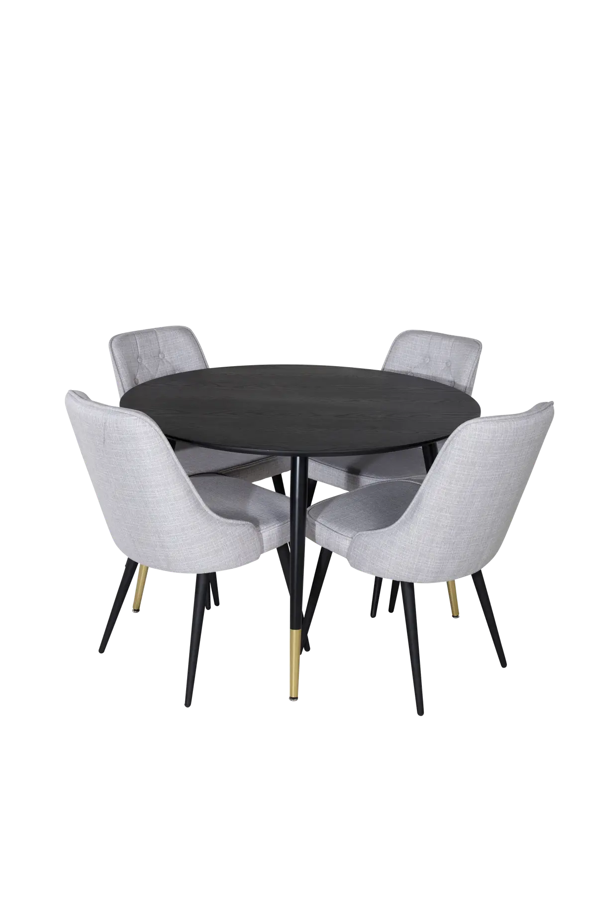 Spisegruppe Dipp med 4 stk stoler Velvet Deluxe