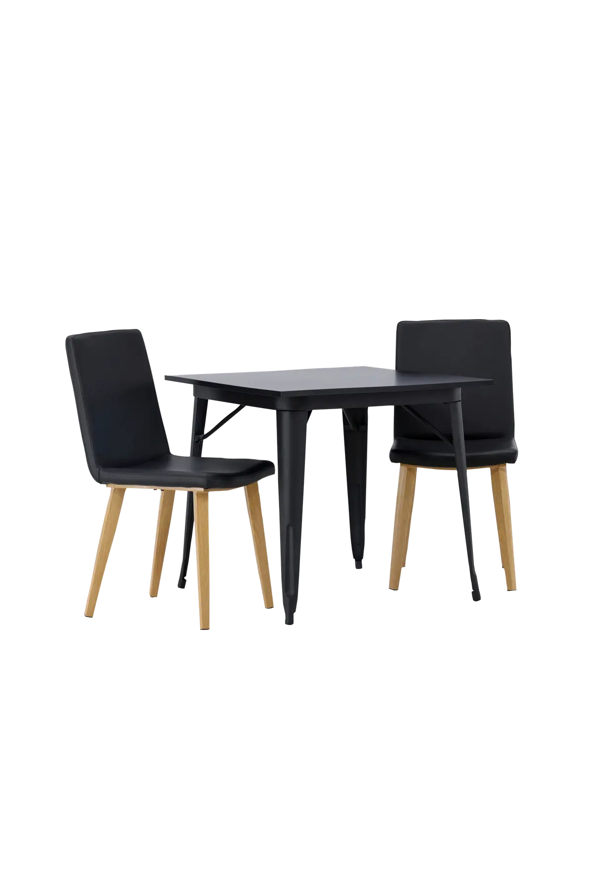 Spisegruppe Tempe med 2 stk stoler Today Black