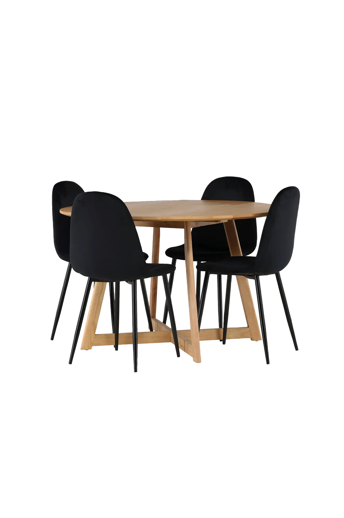 Spisegruppe Yadikon med 4 stk stoler Polar