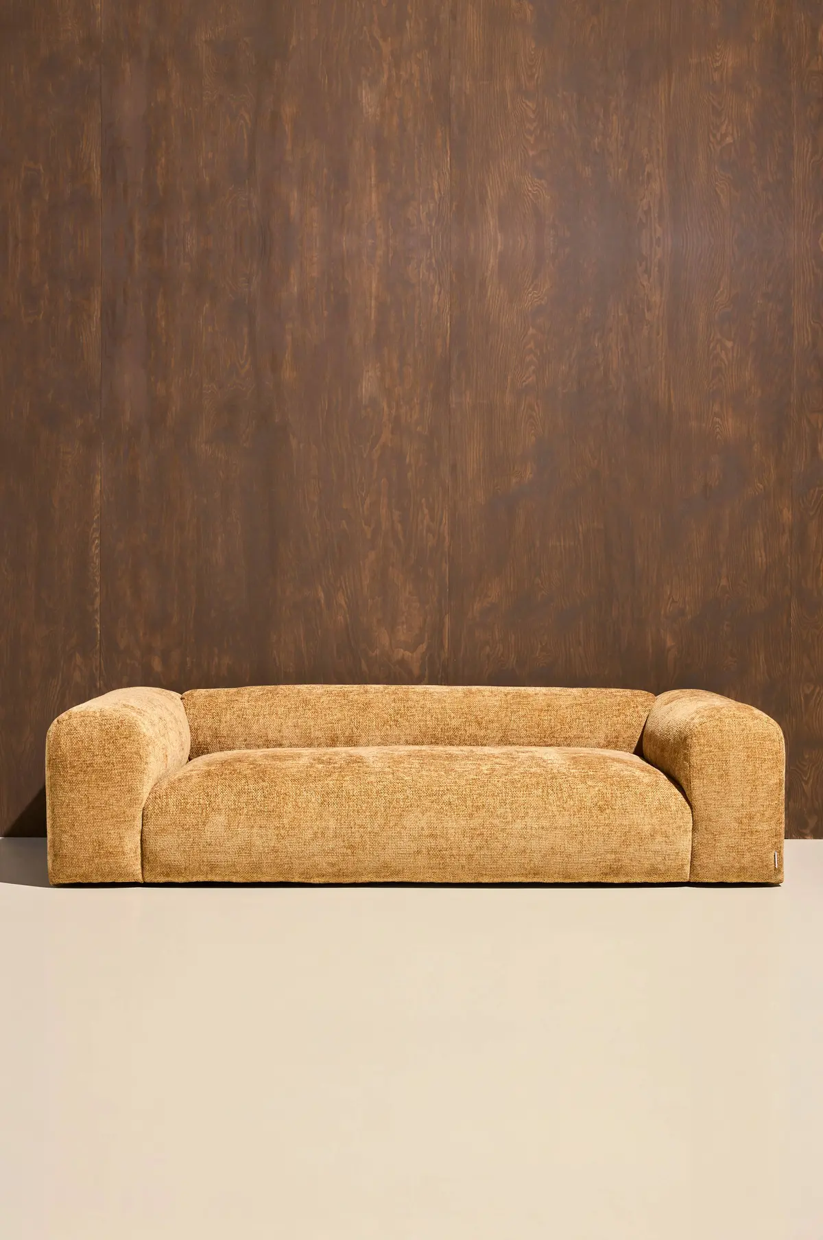 Wenju 3-seters sofa Honningbrun chenille