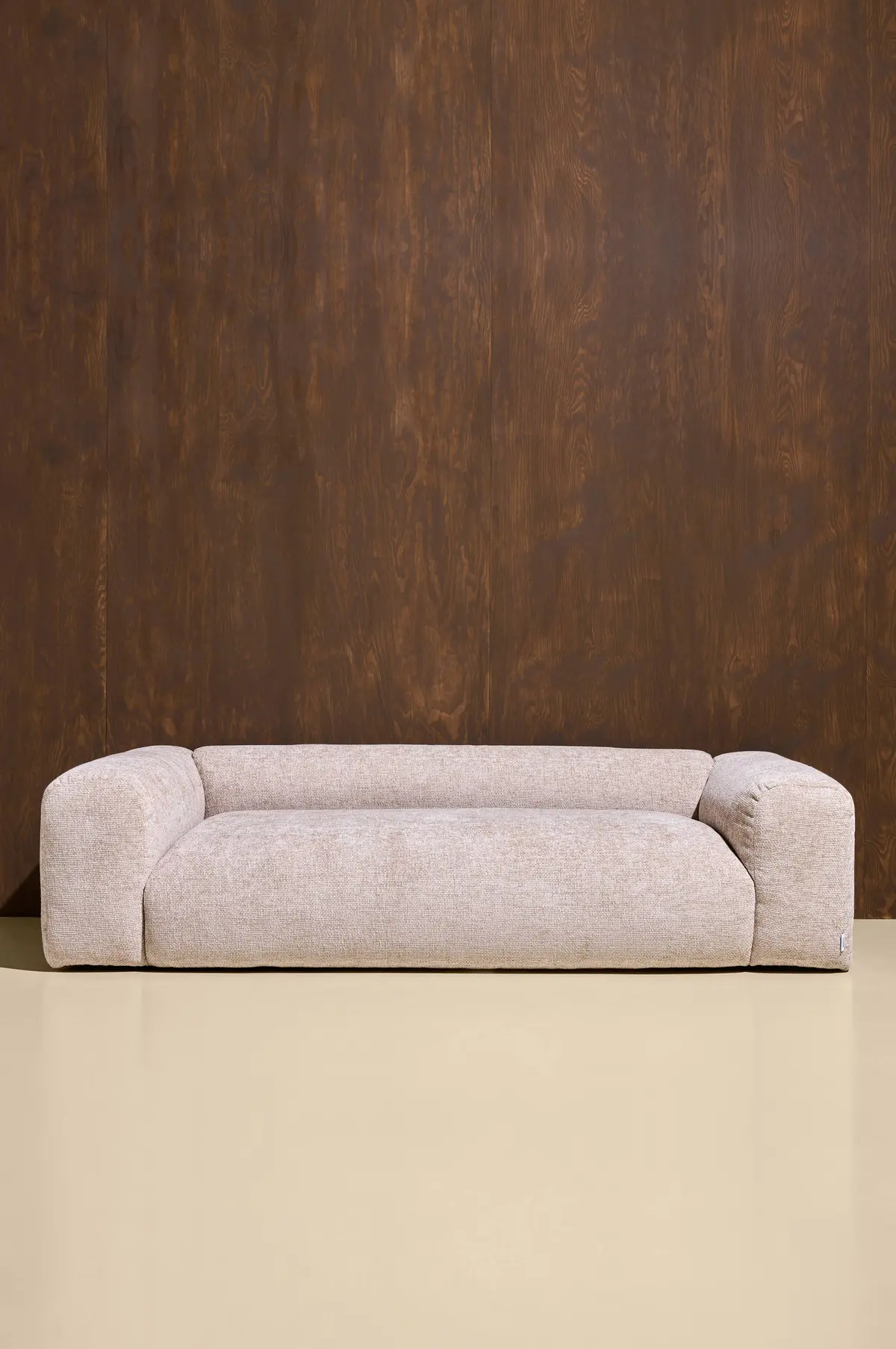Wenju 3-seters sofa Greige chenille