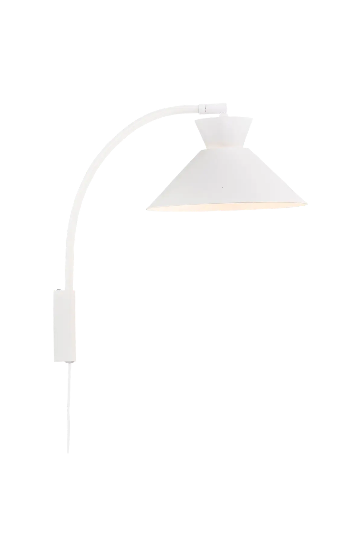 Vegglampe Dial Hvit