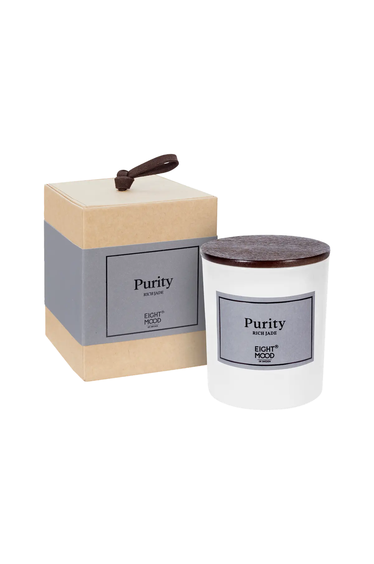 Duftlys, Purity Rich jade Grå/brun/hvit