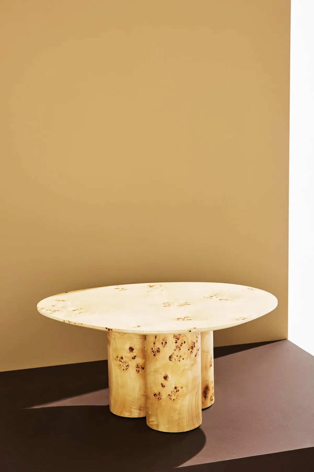 Remi salongbord høyglans poppel rot 78x61 cm