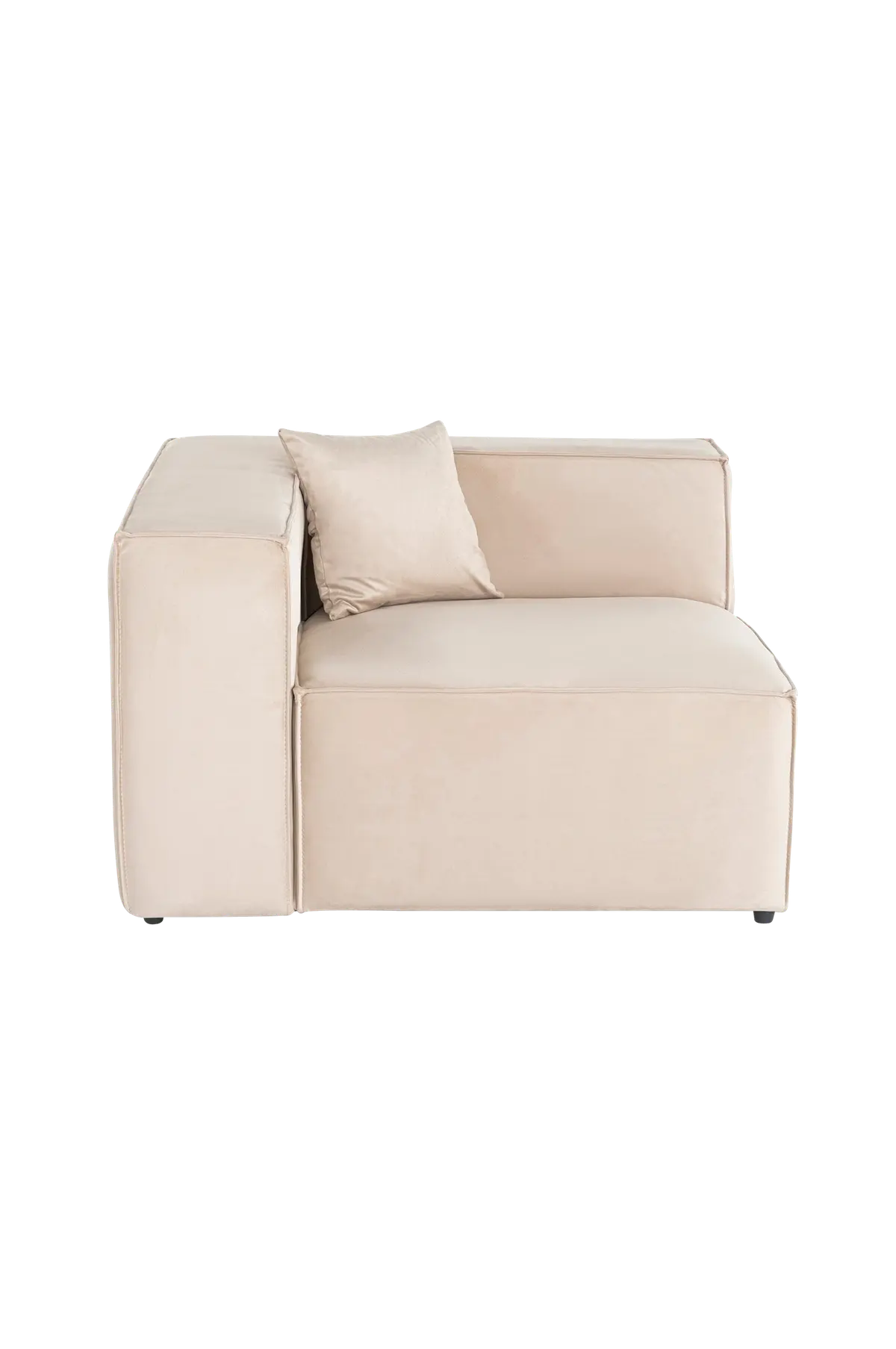 1-seters sofa -Clio Left Krem