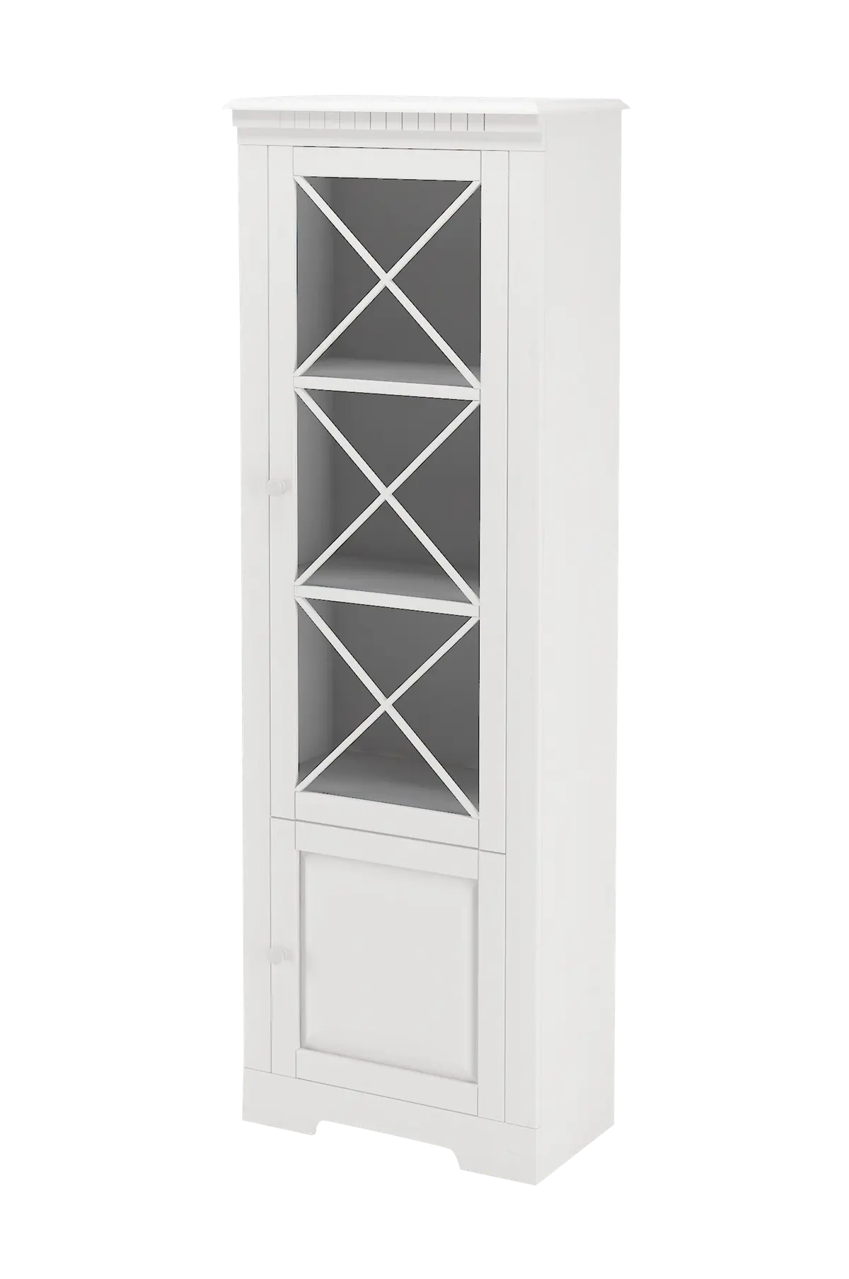 Vitrine Lisa 1 glassdør/1 dør