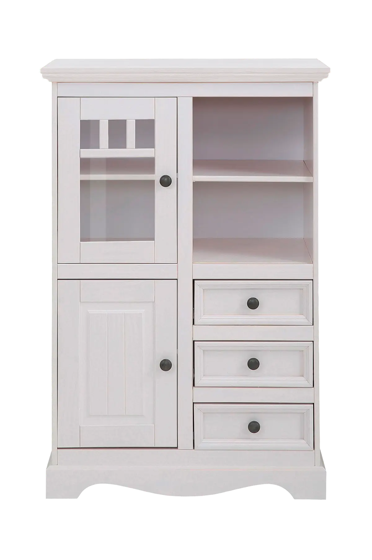 Highboard Melissa Vertico 1 glassdør/1 tredør