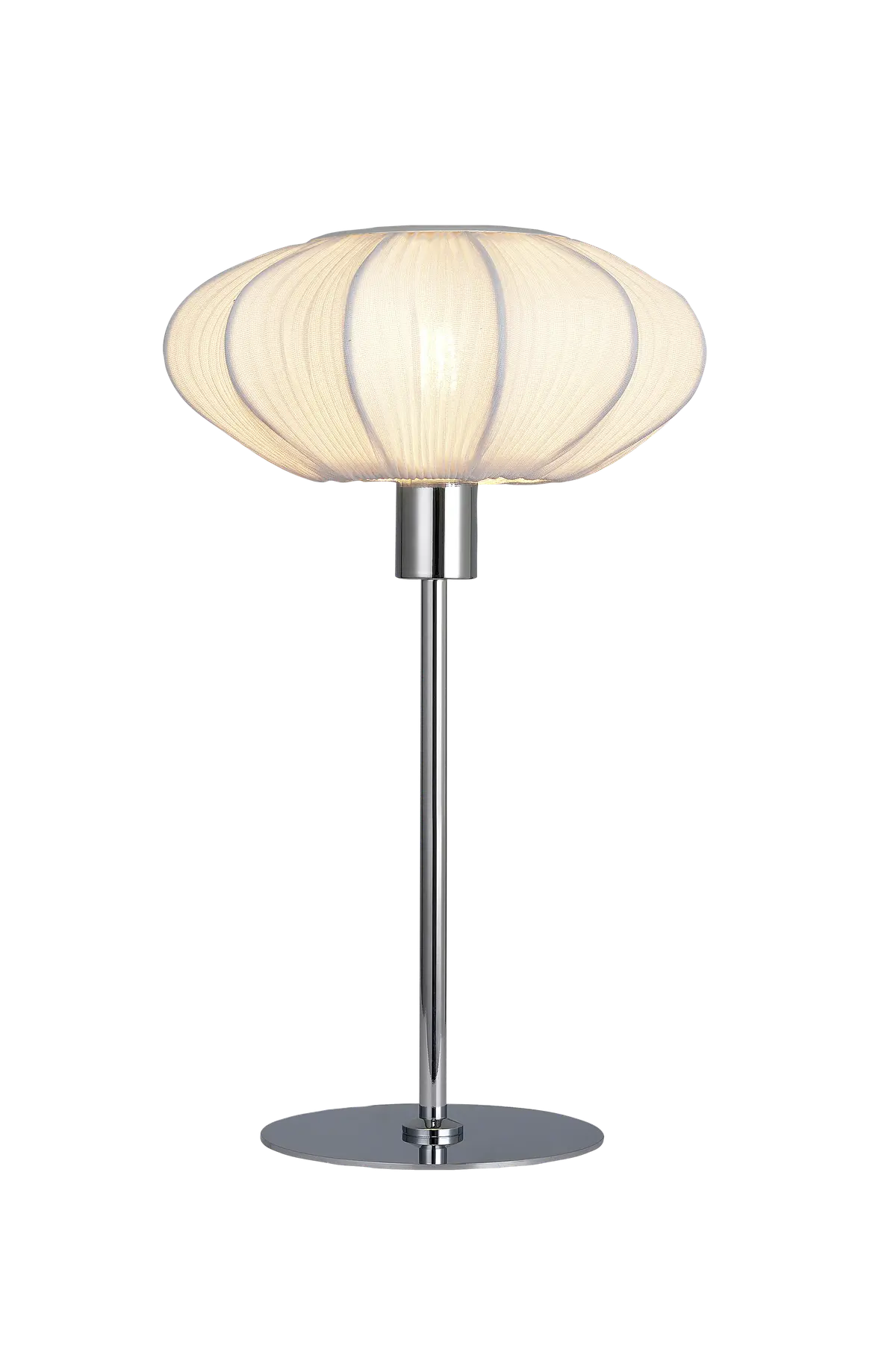 Bordlampe Mamsell small Krom/hvit