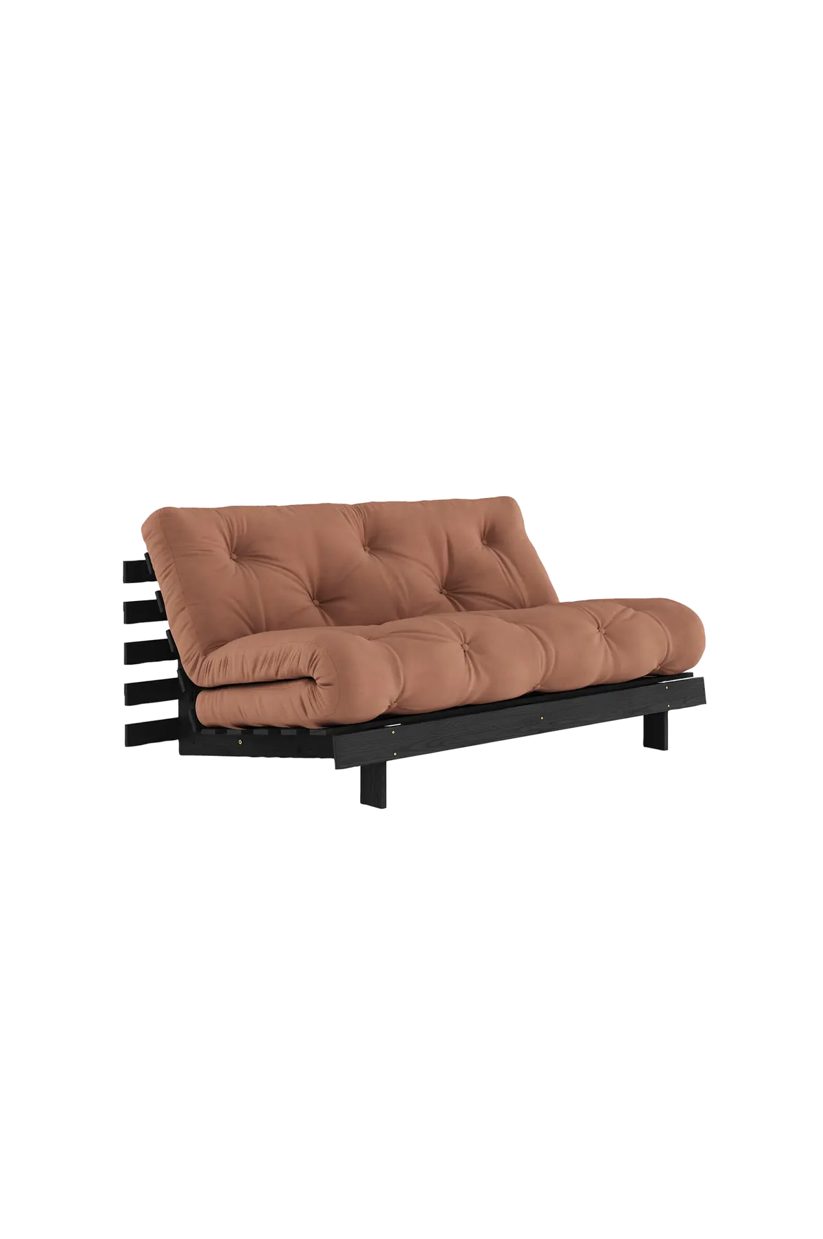 Roots 160 Sofabed Black Night lacquered / Clay Brown