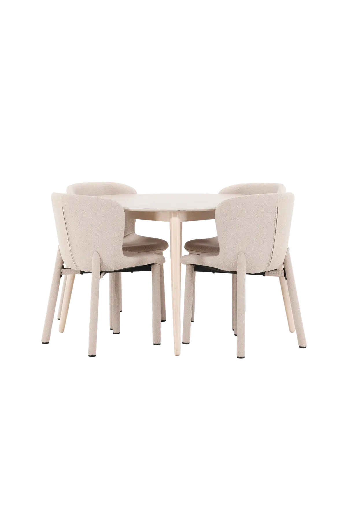 Spisebord Flora med Astoria-stol Beige