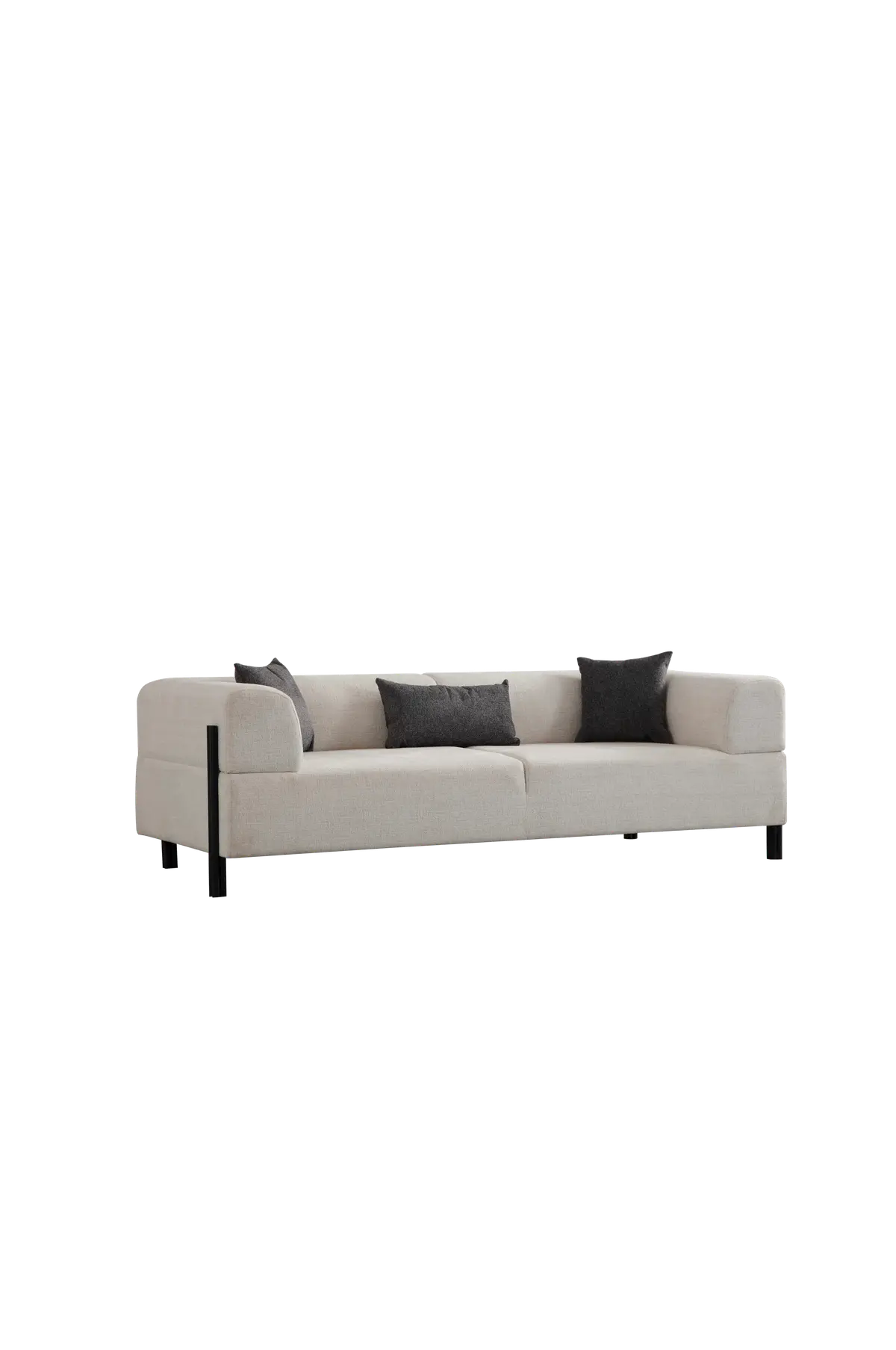 Sofa med 3 seter Gio hvit