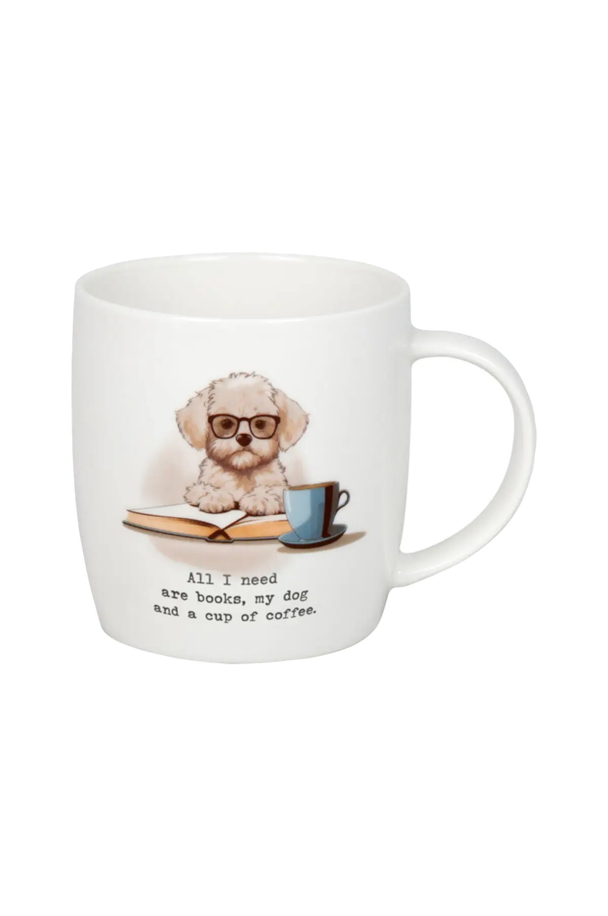 Krus All I need is Books, Dog