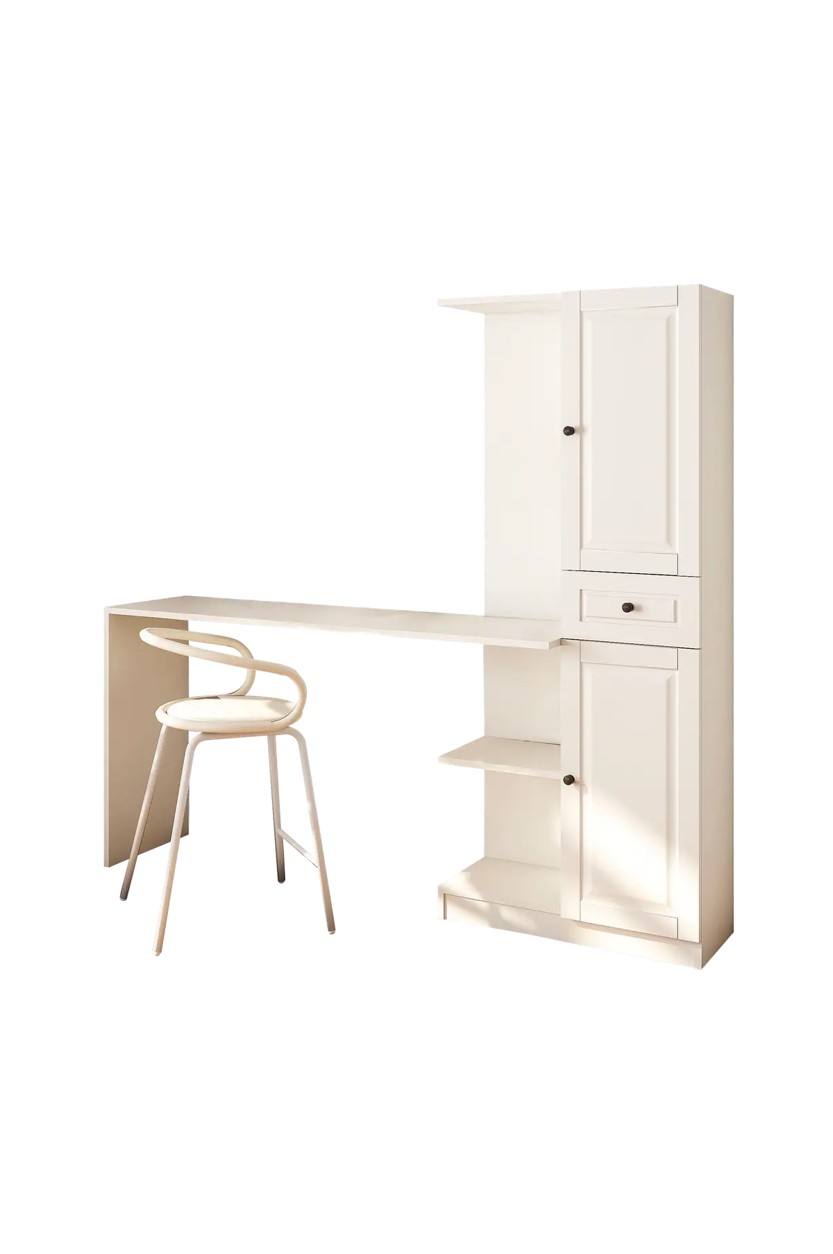Skrivebord og bokhylle Matte