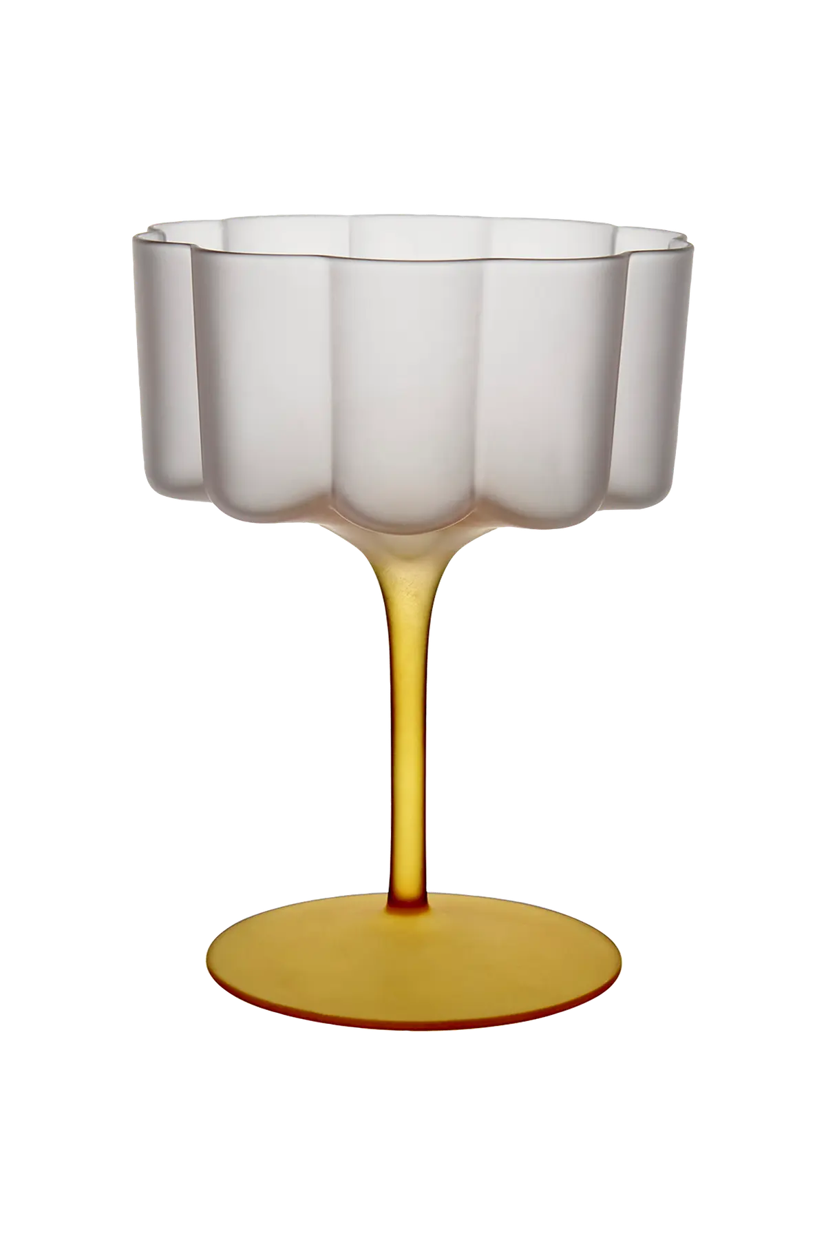 Cocktail-/dessertglass Lillie 4-pakning Gul