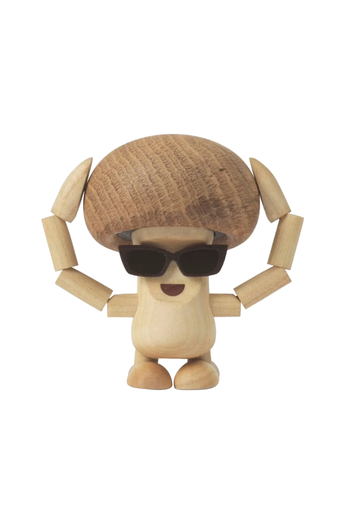 Dekorasjon i tre Marvin Mushroom 8,5 cm