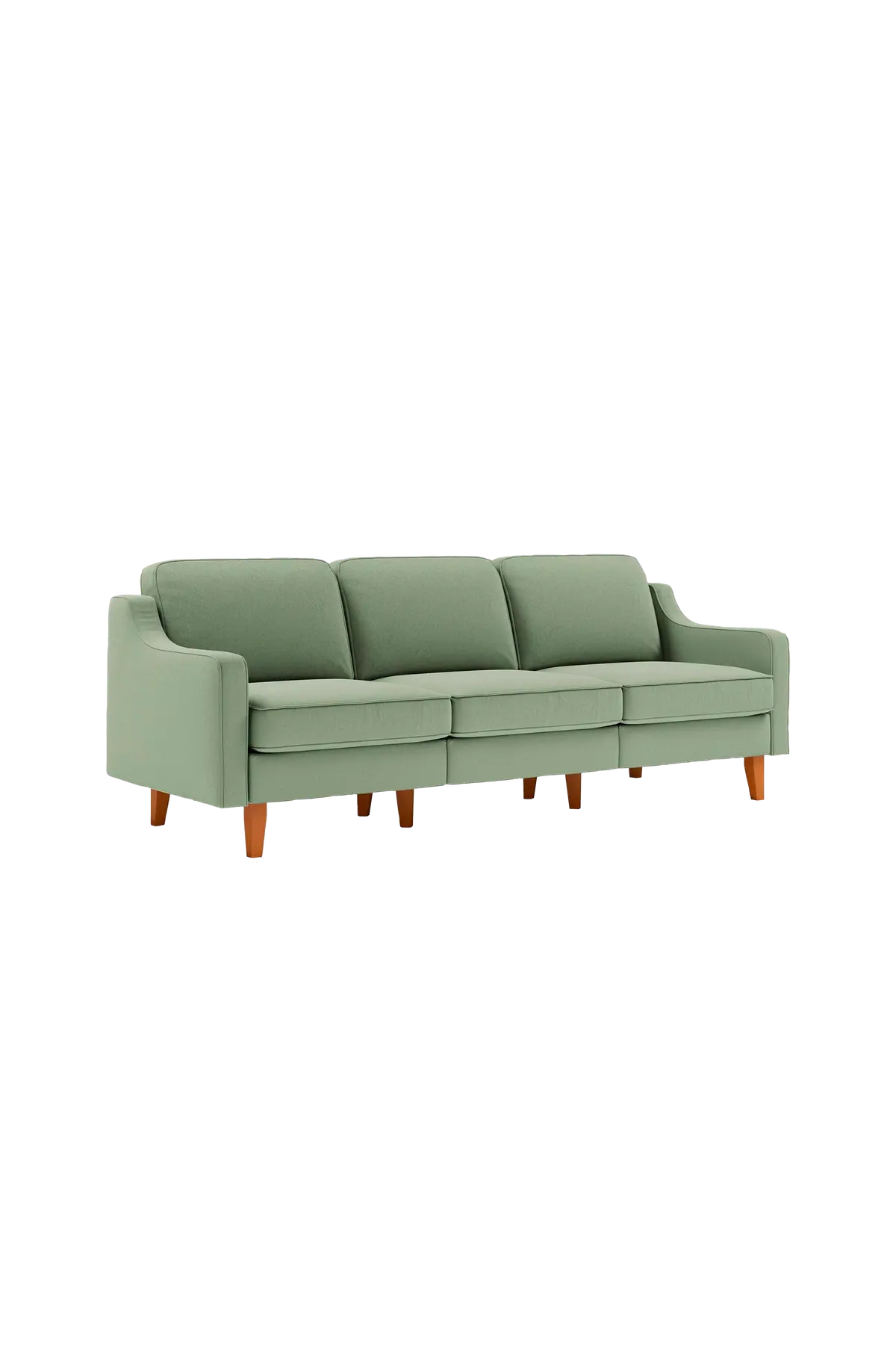 3-seters sofa Robi Sjøgrønn/valnøtt