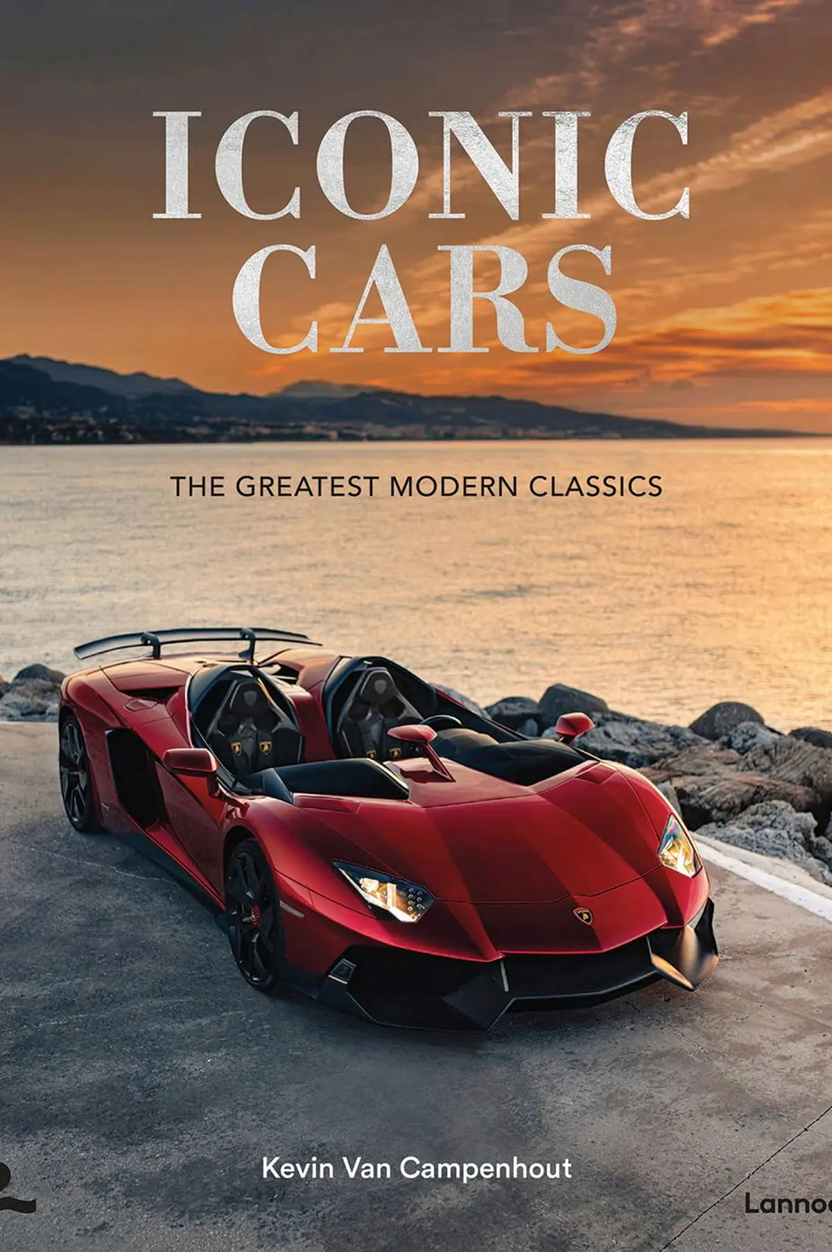 Coffee Table Book - Iconic Cars Rød