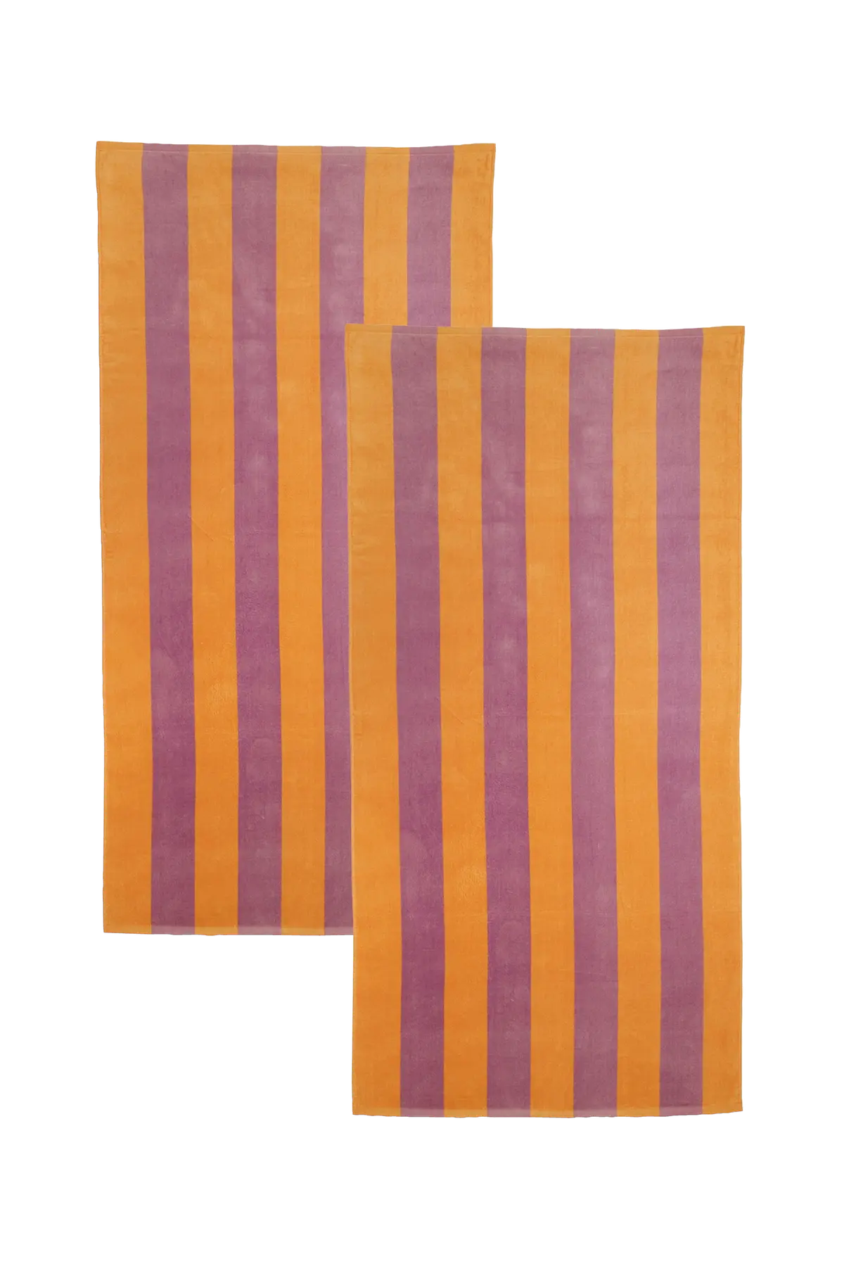 Happy stripe beachfrotté 80x160 2-pakning