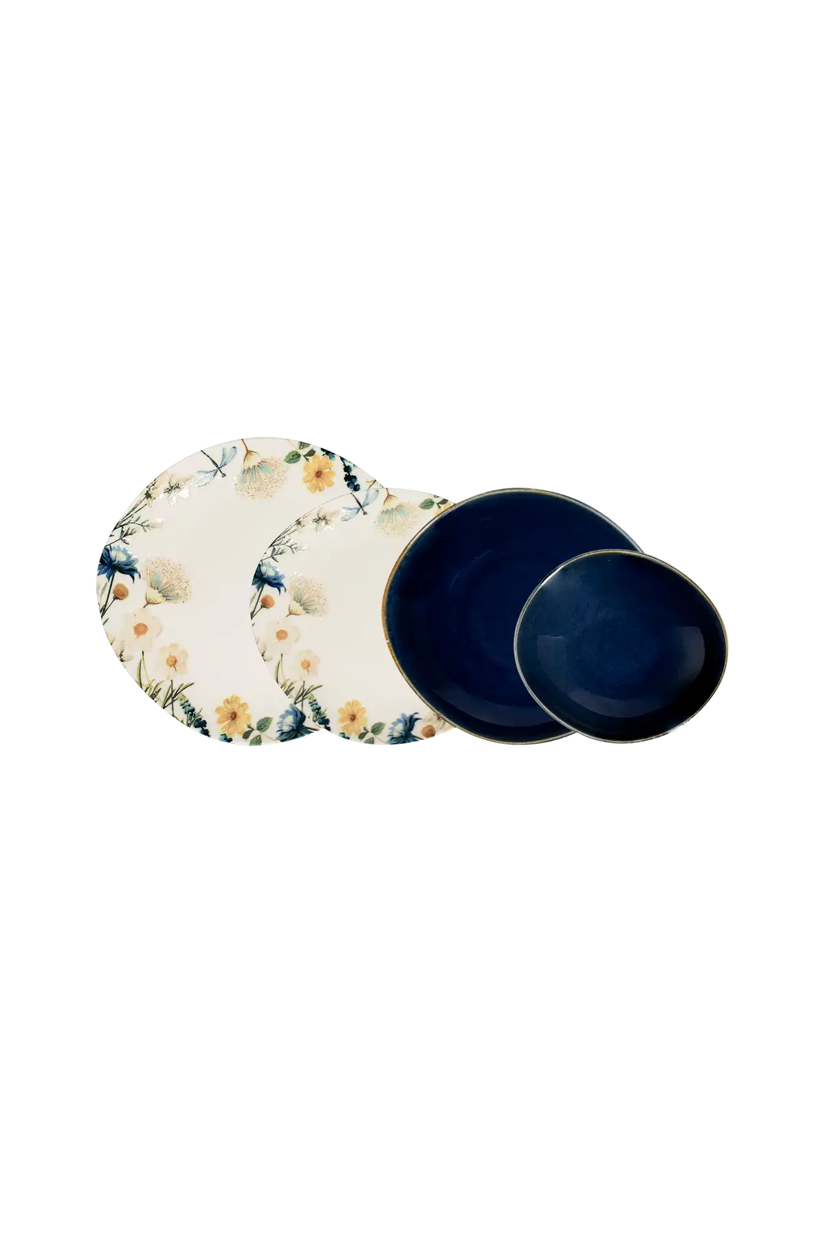 Middagsservise (24 deler) - Neris Navy Pebble