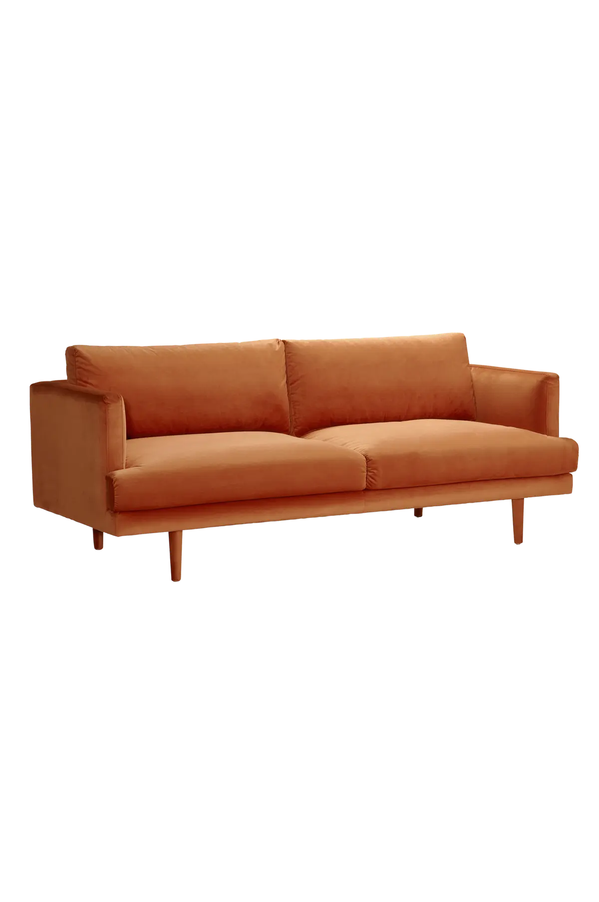 ANTWERPEN sofa 3-seters Rustoransje