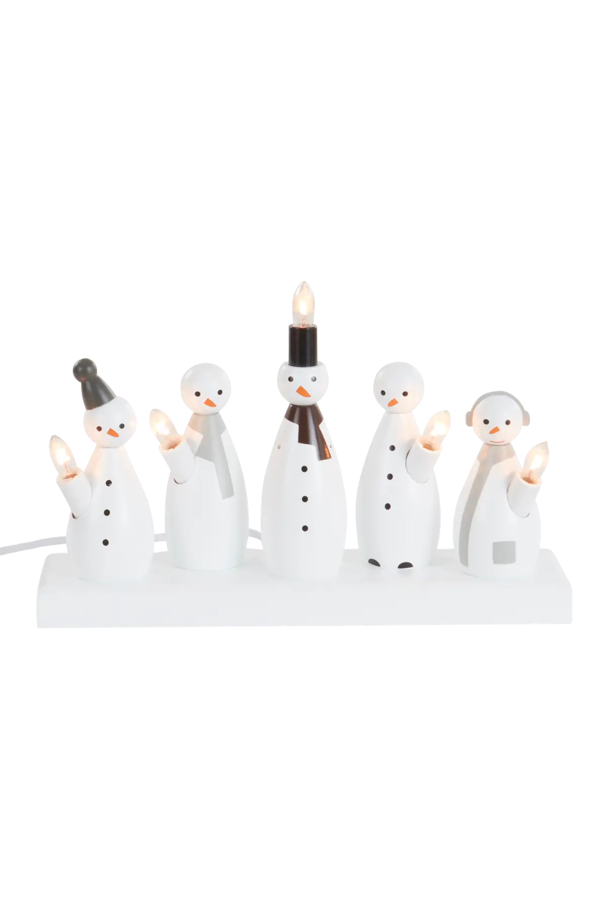 SNOWMAN (Field Unset) adventslysestake 21 cm