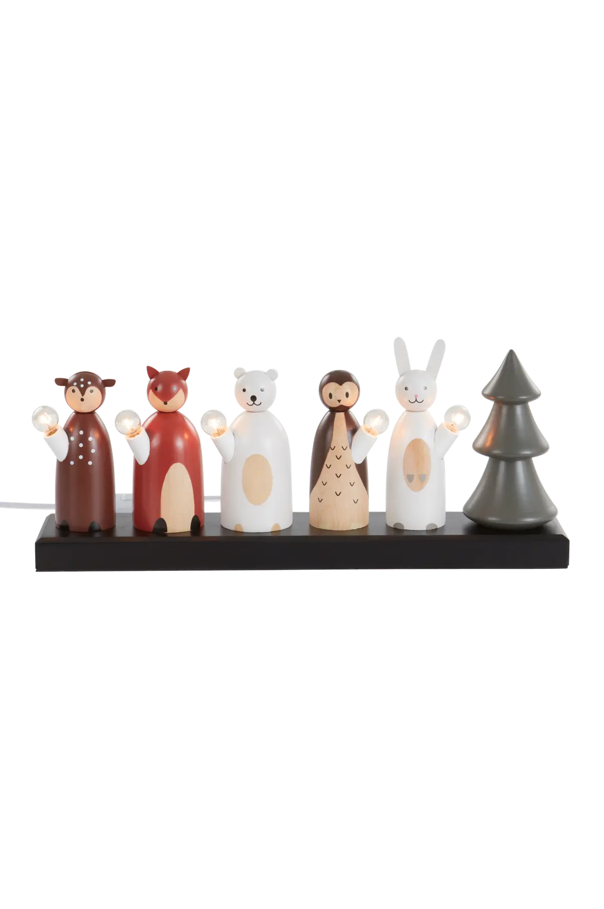 FOREST FRIENDS (Field Unset) adventslysestake 19 cm