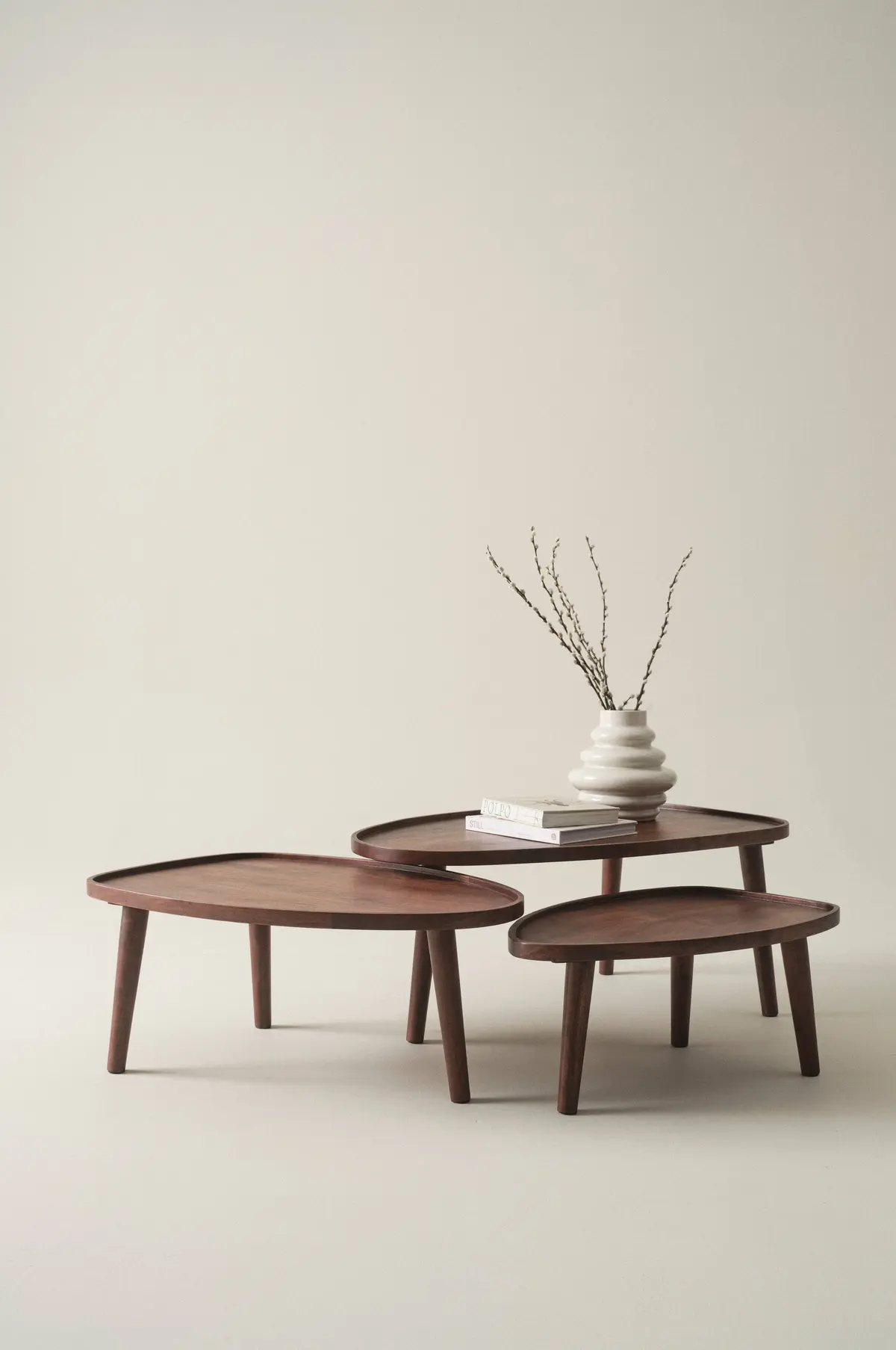 MANIAGO sofabord 3-deler 64x95 cm/55x84 cm/45x68 cm