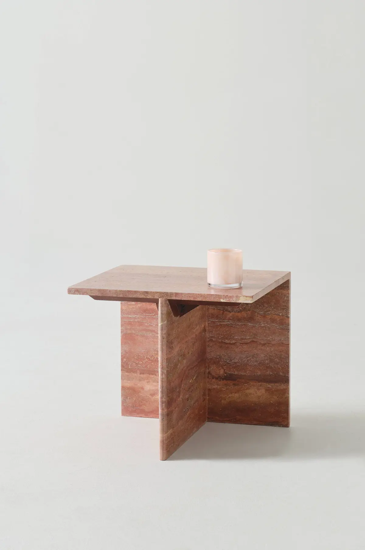 MELETO sidebord  travertin 40x45 cm