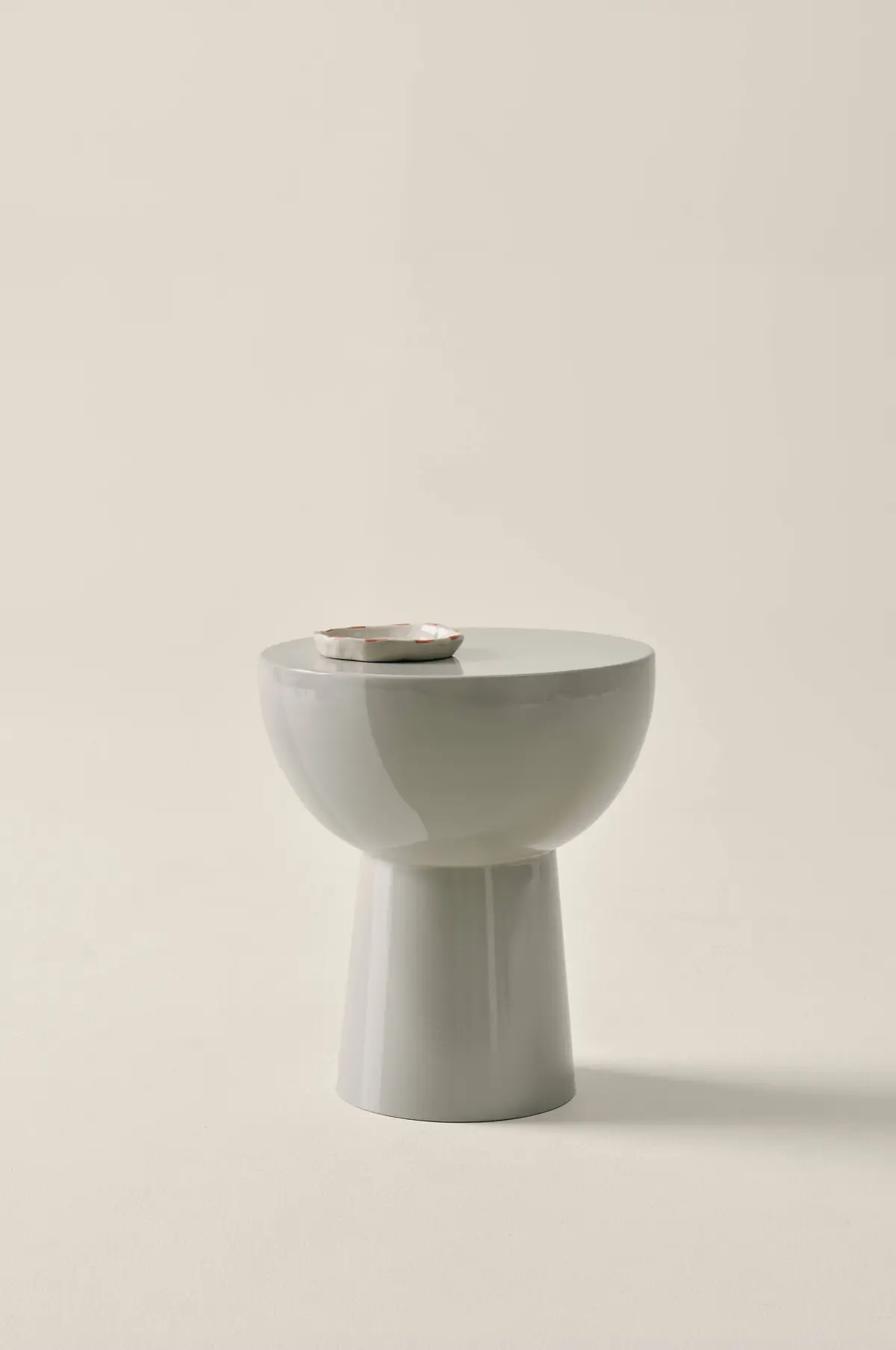 BALIS GLOSSY rundt sidebord