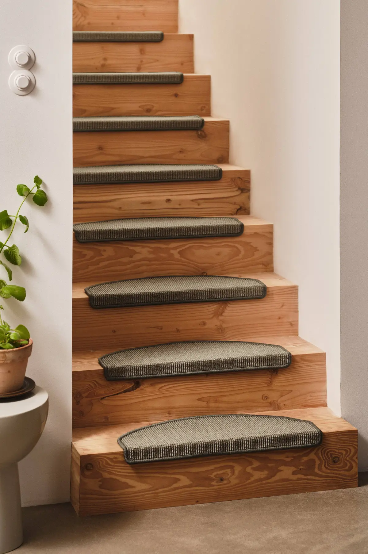 SIENNA trappetrinnsteppe sisal 10-pk