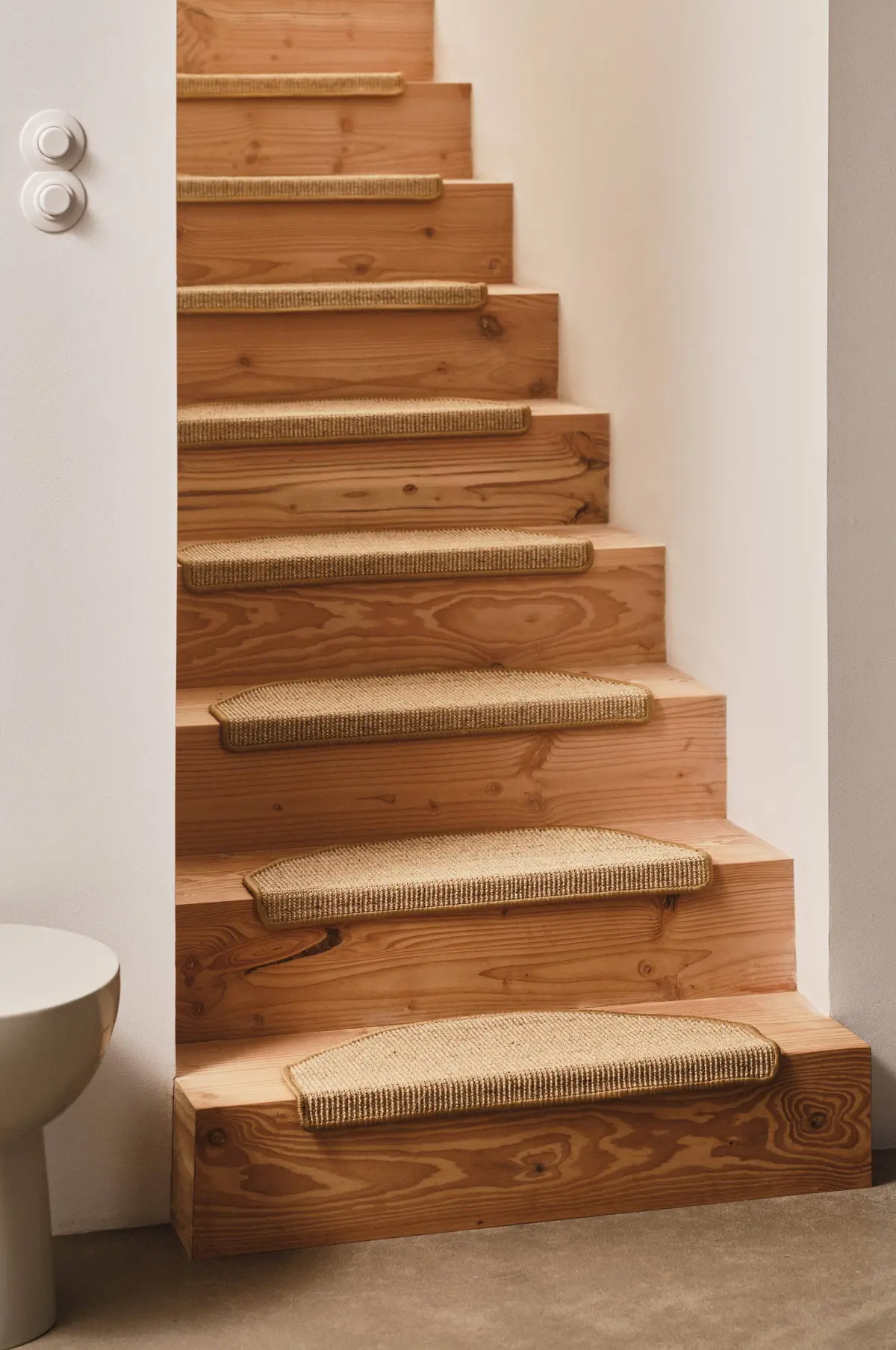 SIENNA trappetrinnsteppe sisal 2-pakke