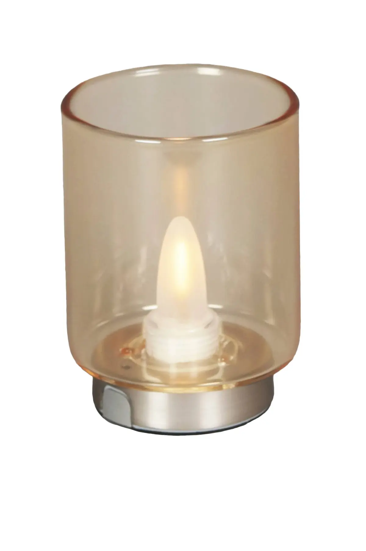 B/O Led-lys med glass 11 cm