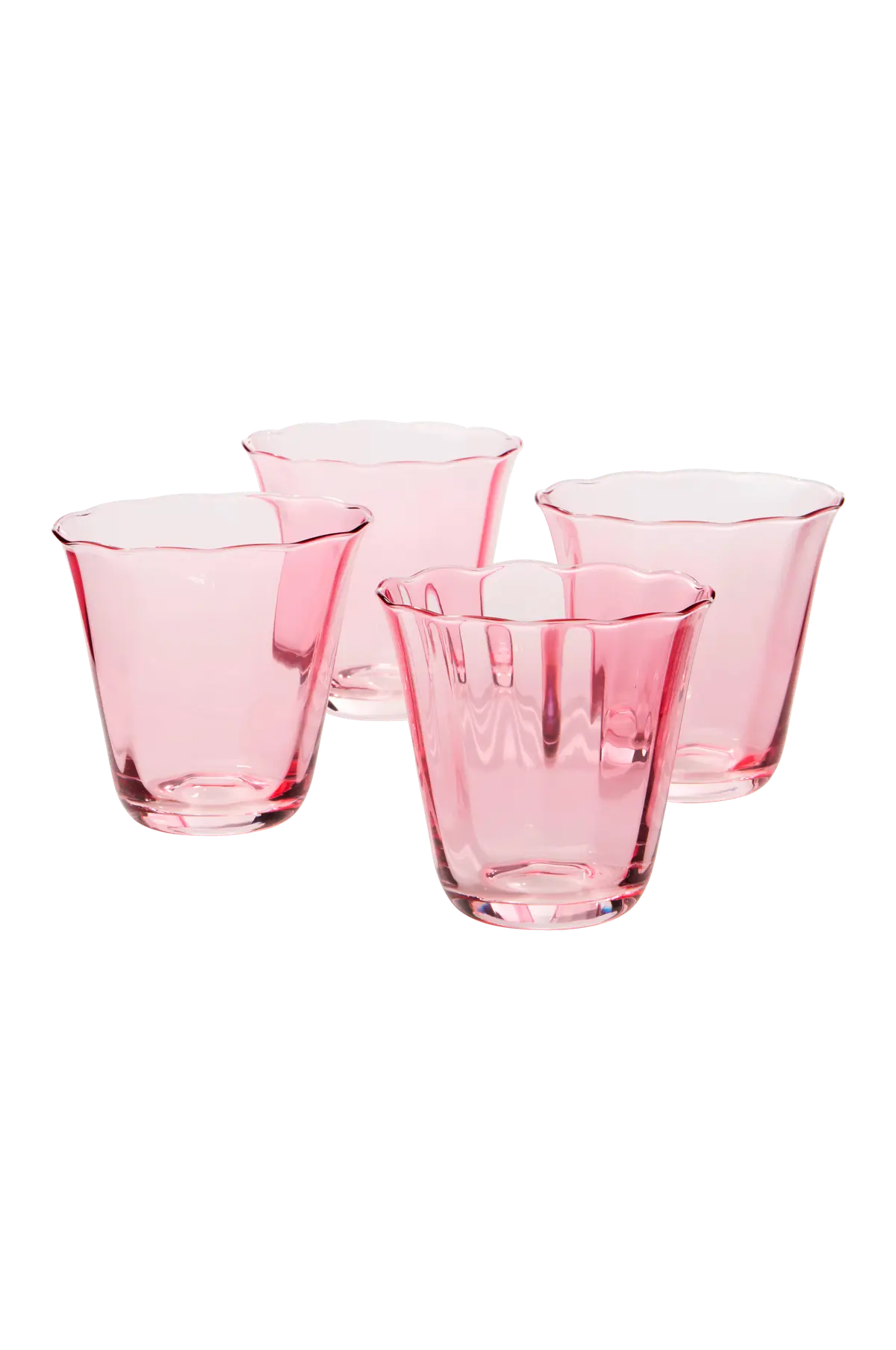 TULIP glass med glass uten stett 4-pakning