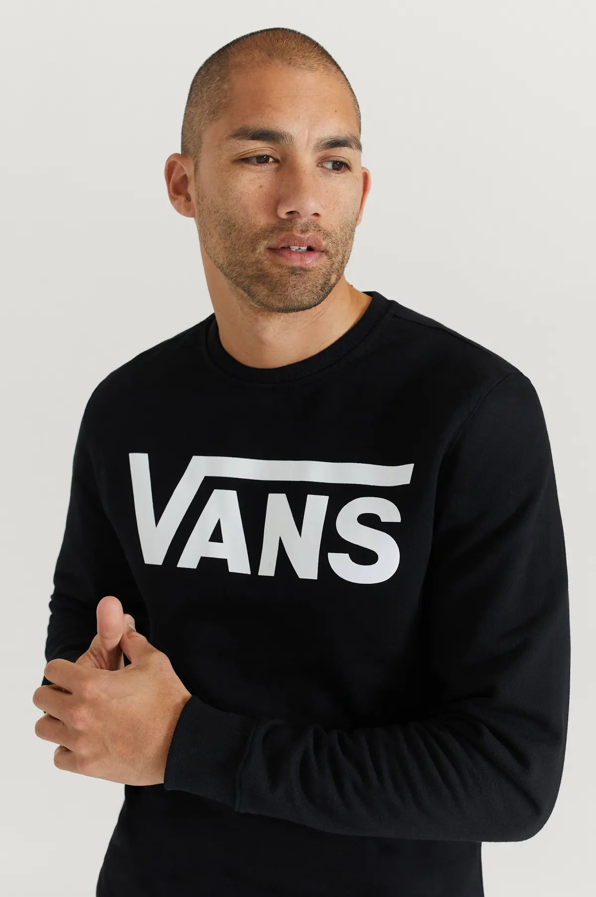 Sweatshirt Vans Classic Crew II Black/white