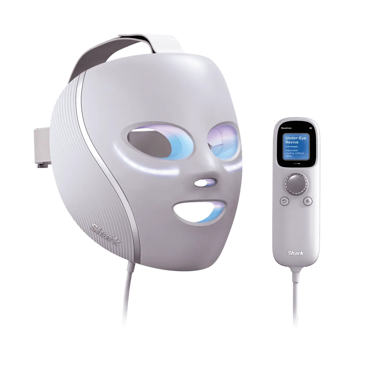 Shark CryoGlow kjøling under øynene + LED-maske – kjølig lilla [FW312EUPL]