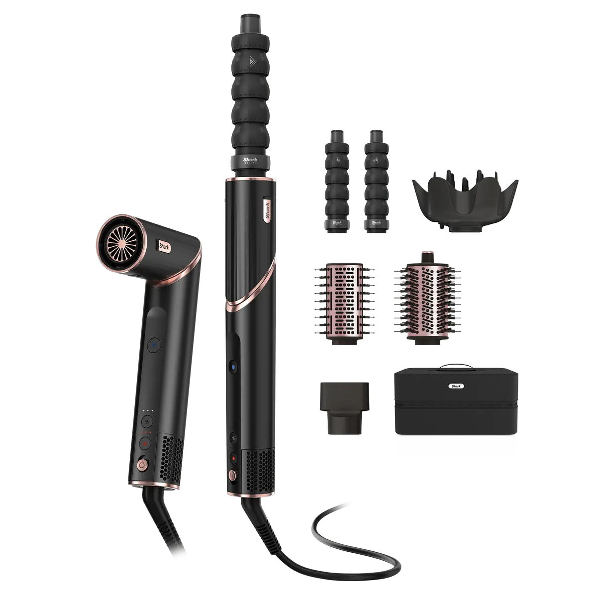 Shark FlexStyle 5-i-1 Luftstyler & Hårføner Med Oppbevaringsetui
