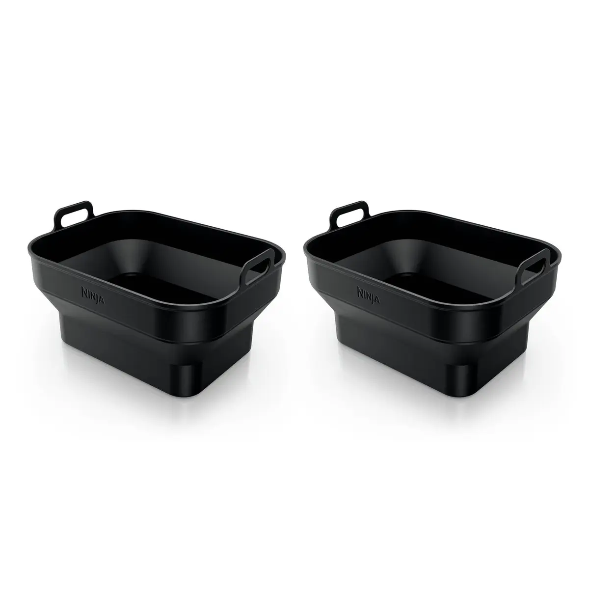 Ninja-sett med 2 sammenleggbare rektangulære silikonbrett for airfryer (x2) XSKLRGTRYEUUK