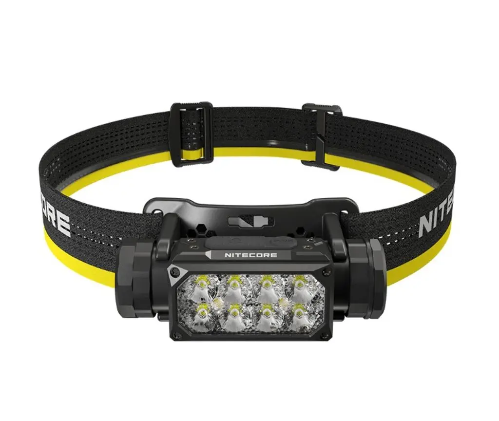 Nitecore HC65 UHE Hodelykt Svart 2000lm - Oppladbar med USB-C