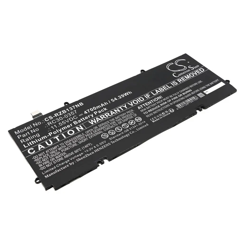 Batteri til Book 13 FHD, 11.55V, 4700mAh