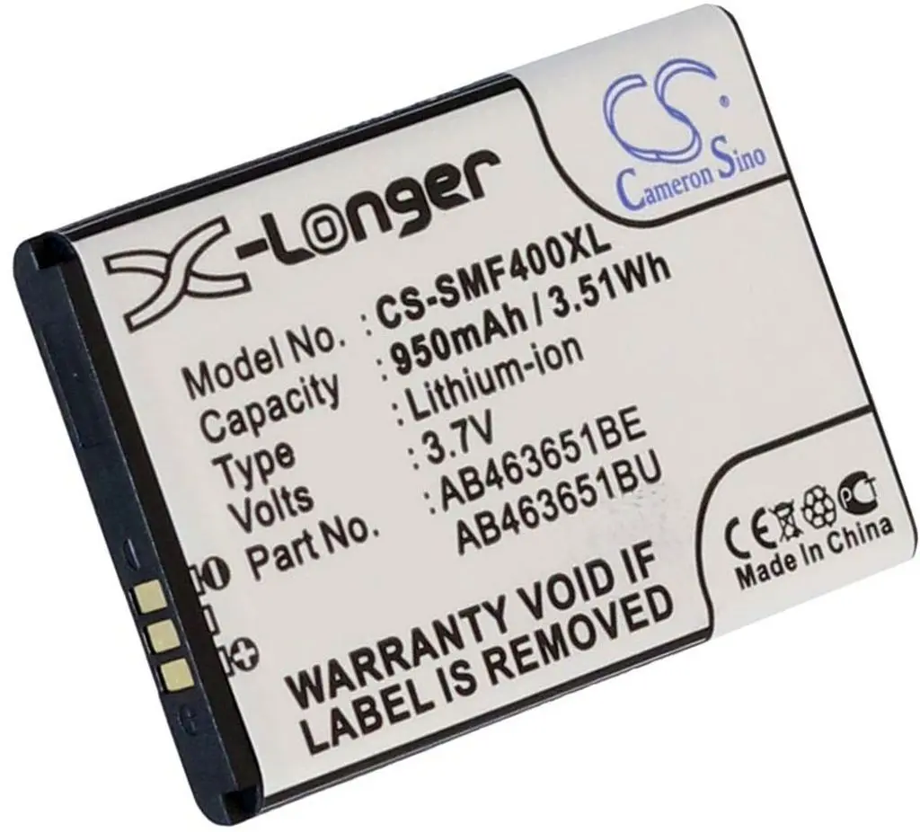 Batteri til Samsung Katalyst T739, 3.6(3.7V), 950 mAh