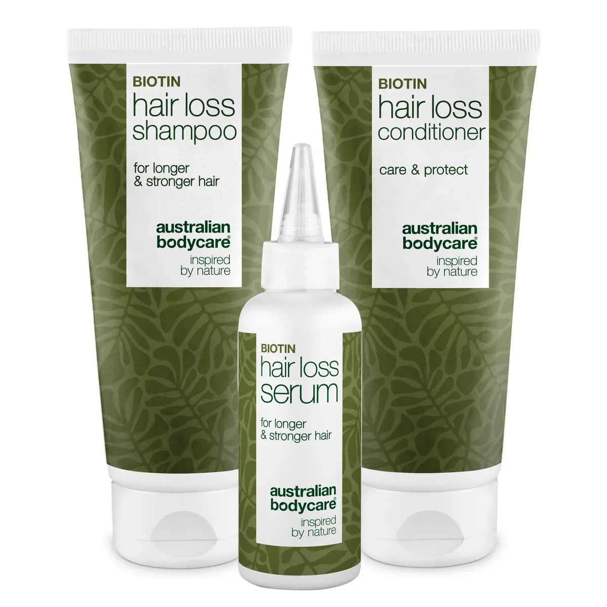 Hair Loss pakken — 3 produkter for et sunt, sterkt og langt hår