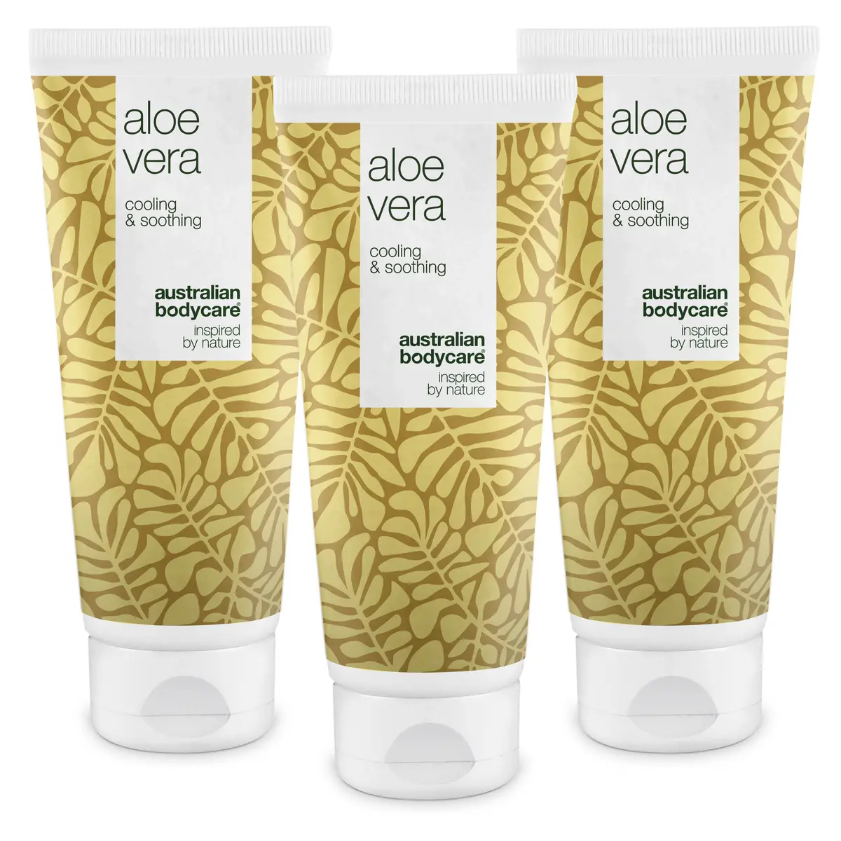 3 Aloe Vera gel - pakketilbud — Pakketilbud med 3 Aloe Vera gel (200 ml).