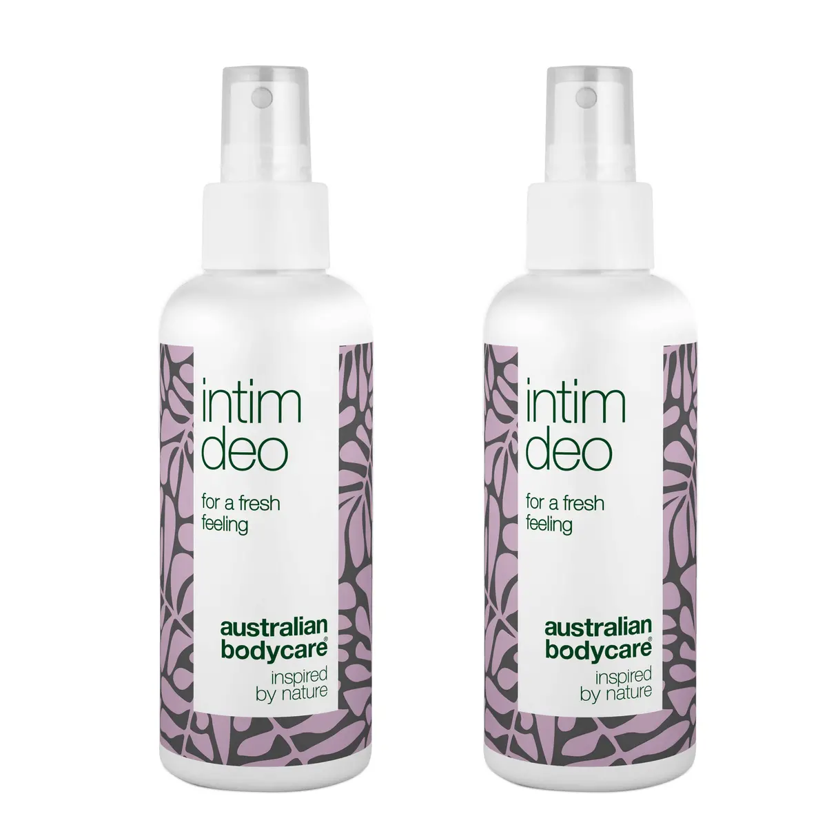 2 stk. Intim deo spray — Intim deo spray motvirker uønsket lukt og holder intimområdet fresht hele dagen.