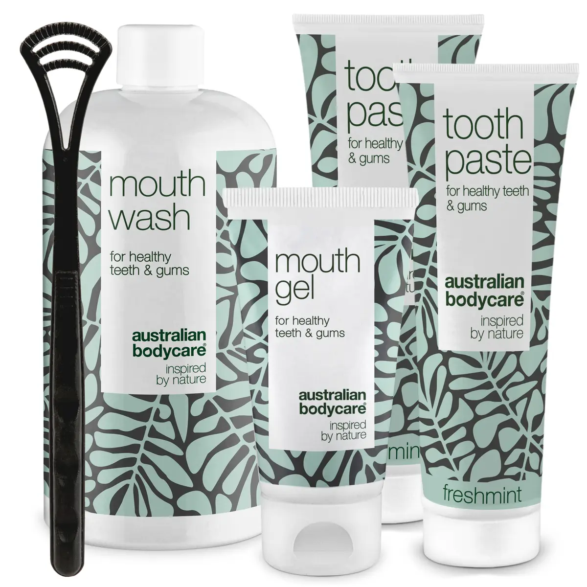 Start kit - 5 munnprodukter — Startpakke til god munnhygiene og pleie ved periodontitt og sopp