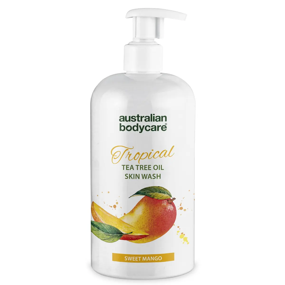 Profesjonell Tropical Skin Wash med mango — Profesjonell Body Wash med Tea Tree Oil og mango for ren og problemfri hud