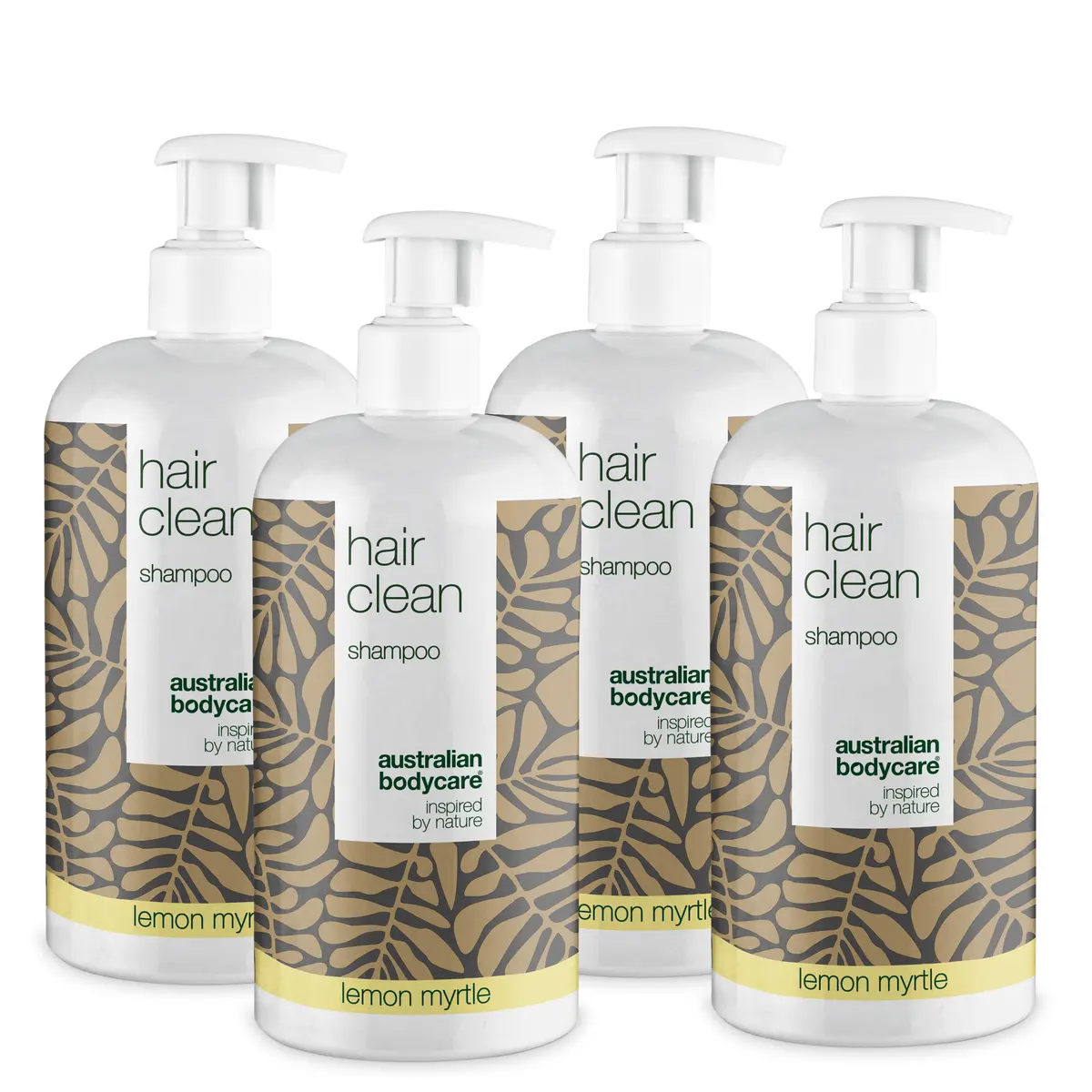 4 for 3 Tea Tree shampoo 500 ml Lemon Myrtle - pakketilbud — Pakketilbud med 4 shampoos (500 ml): Tea Tree Oil og Lemon Myrtle