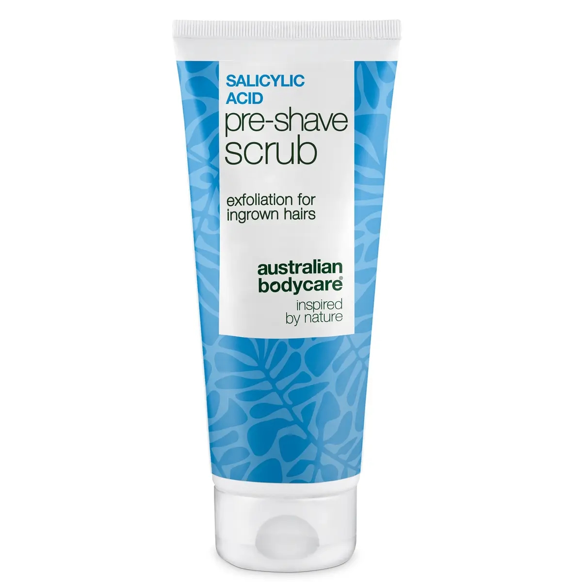 Salisylsyre Pre-shave Scrub mot inngrodde hår og nupper — Salisylsyre Pre-shave Scrub mot inngrodde hår og nupper. Gir en glatt barbering uten kløe. Med aktiv salisylsyre og AHA.