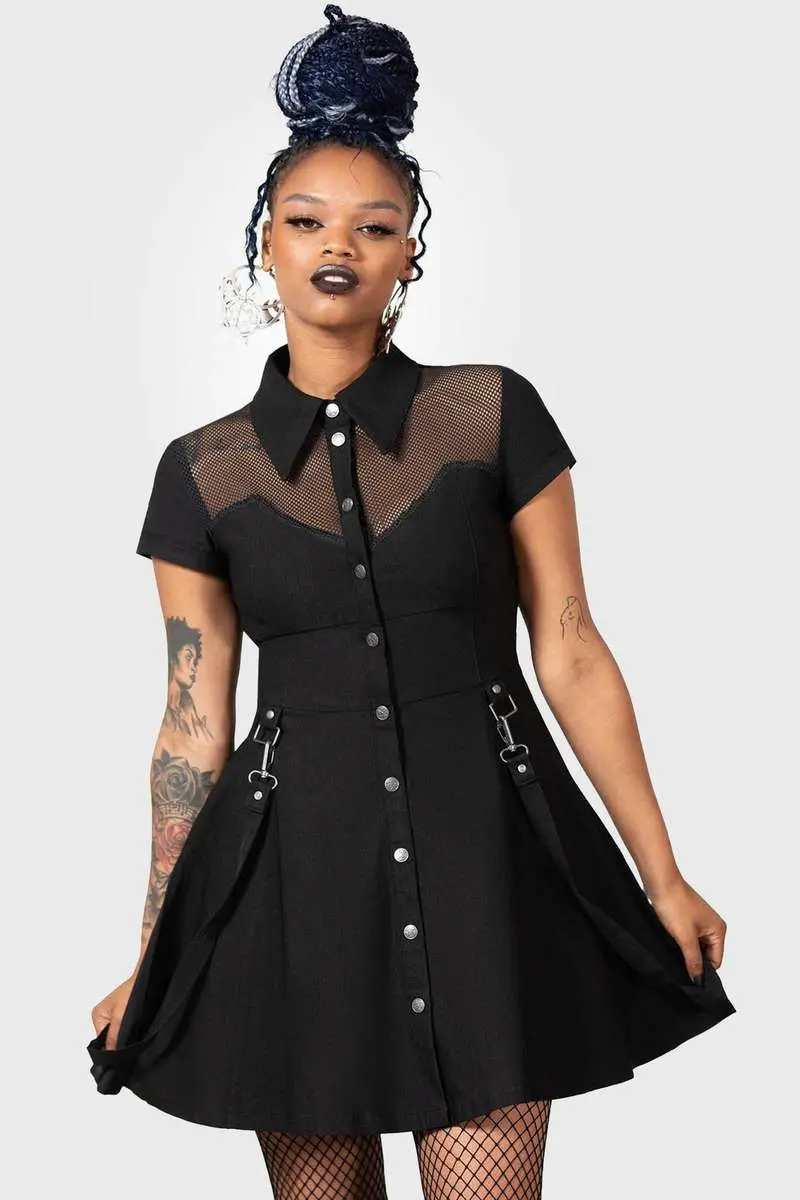 Hexellent Black Dress (XS)