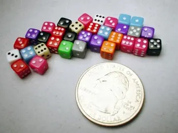 Opaque D6 5mm Assortment Tube (30)