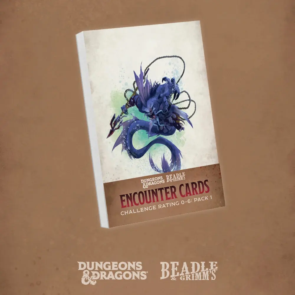 Encounter Cards Challenge Rating 0-6 Pack 1
